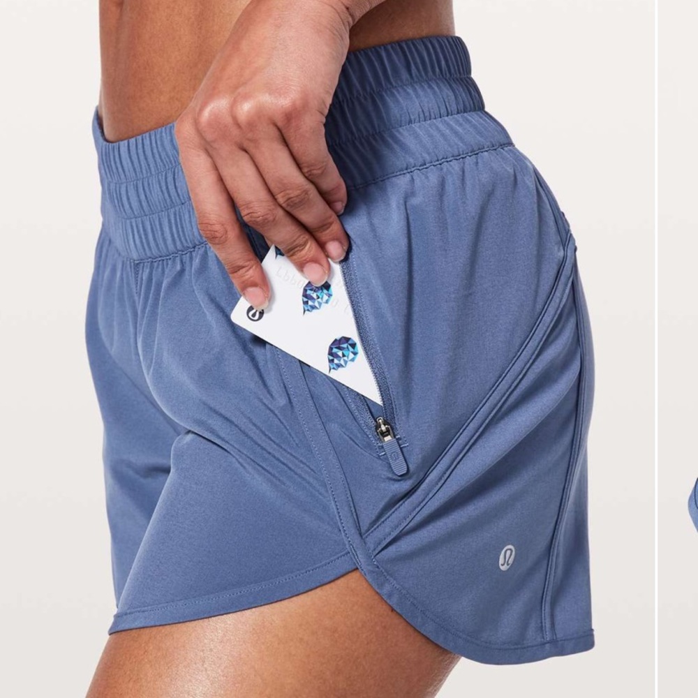 Lululemon Tracker Short V 4” in Brilliant Blue
